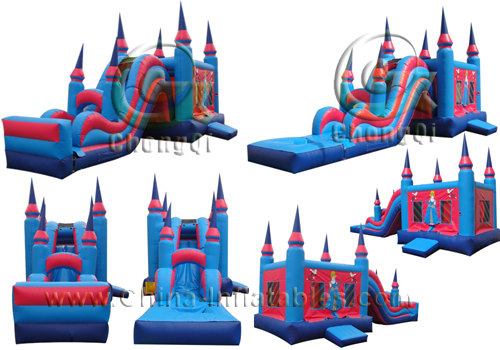 inflatable slide jumper combo bouncer